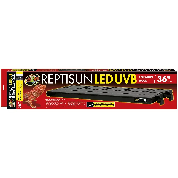 Zoo Med T5 ReptiSun LED UVB Terrarium Hood